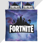 Fortnite Sky and Logo Duvet Cover - Fortnite Bedding Set