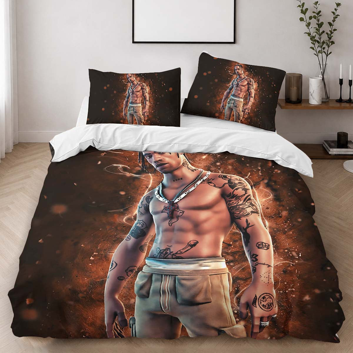 Fortnite Travis Scott Skin Duvet Cover - Fortnite Bedding Set 2
