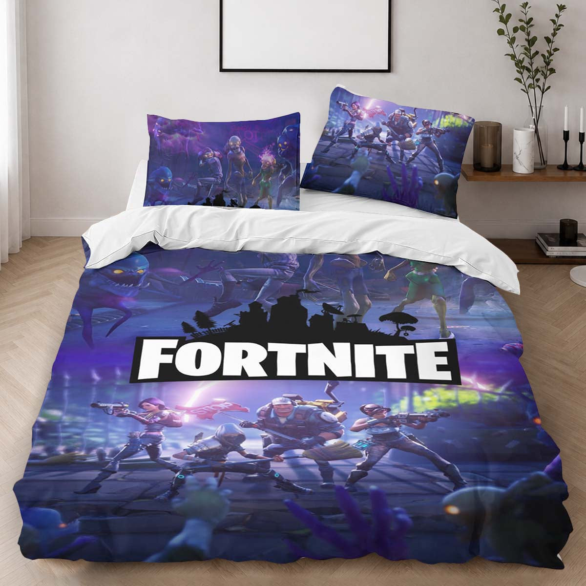 Fortnite Zombie FN01 Duvet Cover - Fortnite Bedding Set 2