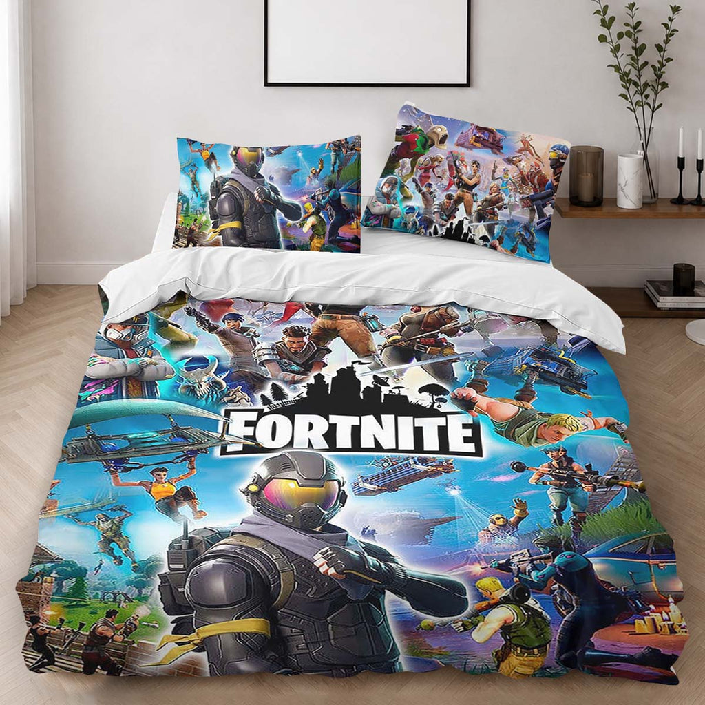 Fortnite Zombie FN02 Duvet Cover - Fortnite Bedding Set 2
