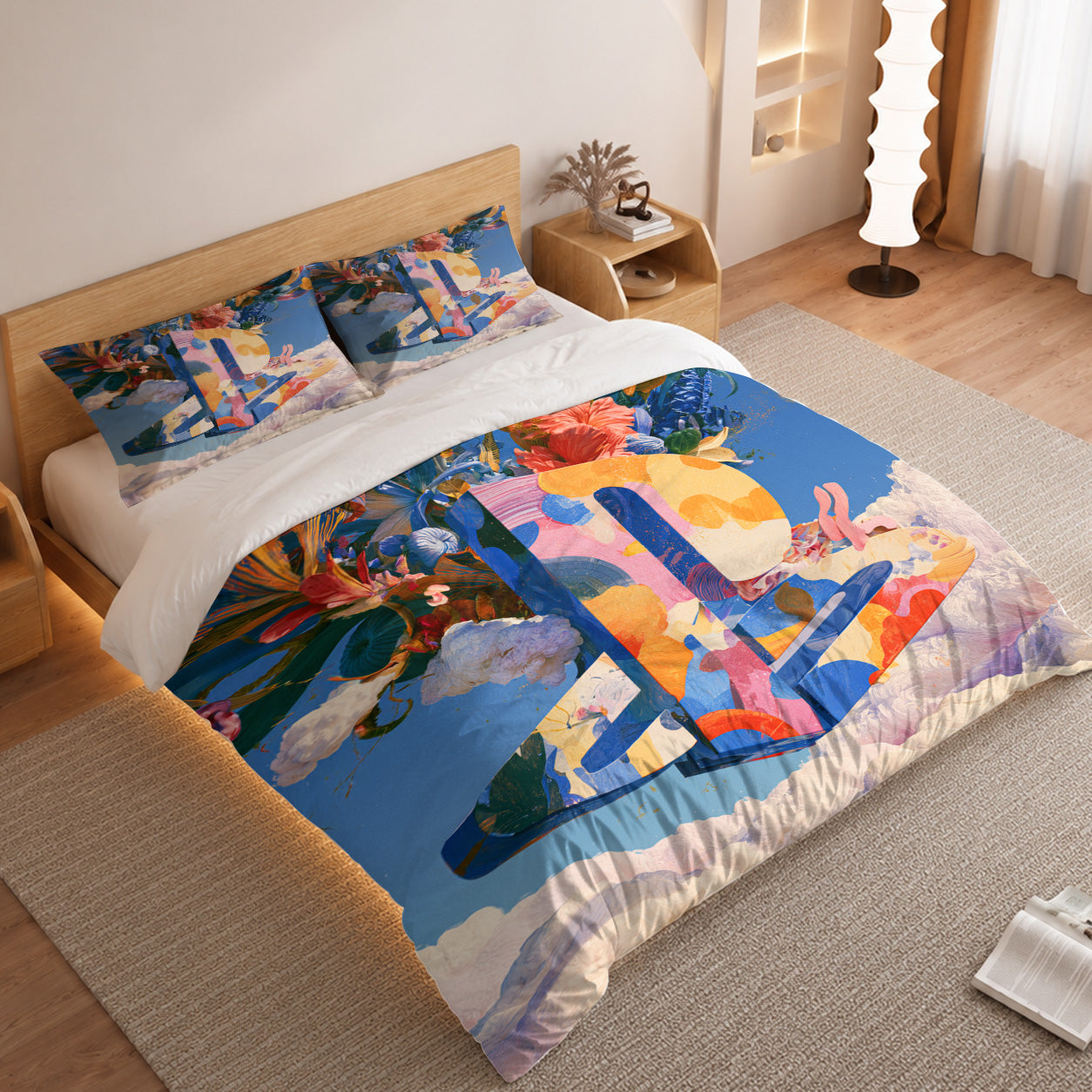 Gamer Duvet Cover Set featuring Surreal PlayStation Sky 2