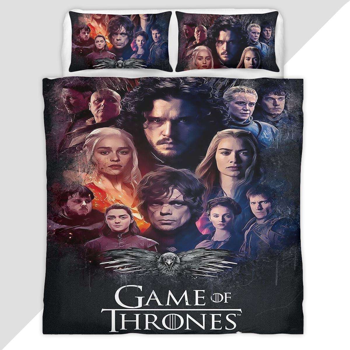 Game Of Thrones Character 02 Duvet Cover - Game of Thrones Bedding Set