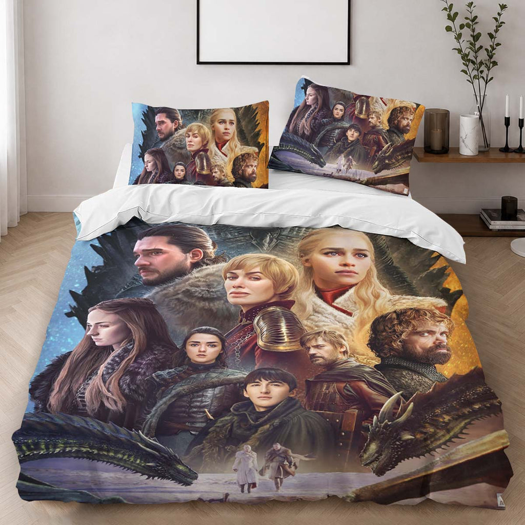 Game Of Thrones Character Winter Is Coming 05 Duvet Cover - Game of Thrones Bedding Set 2