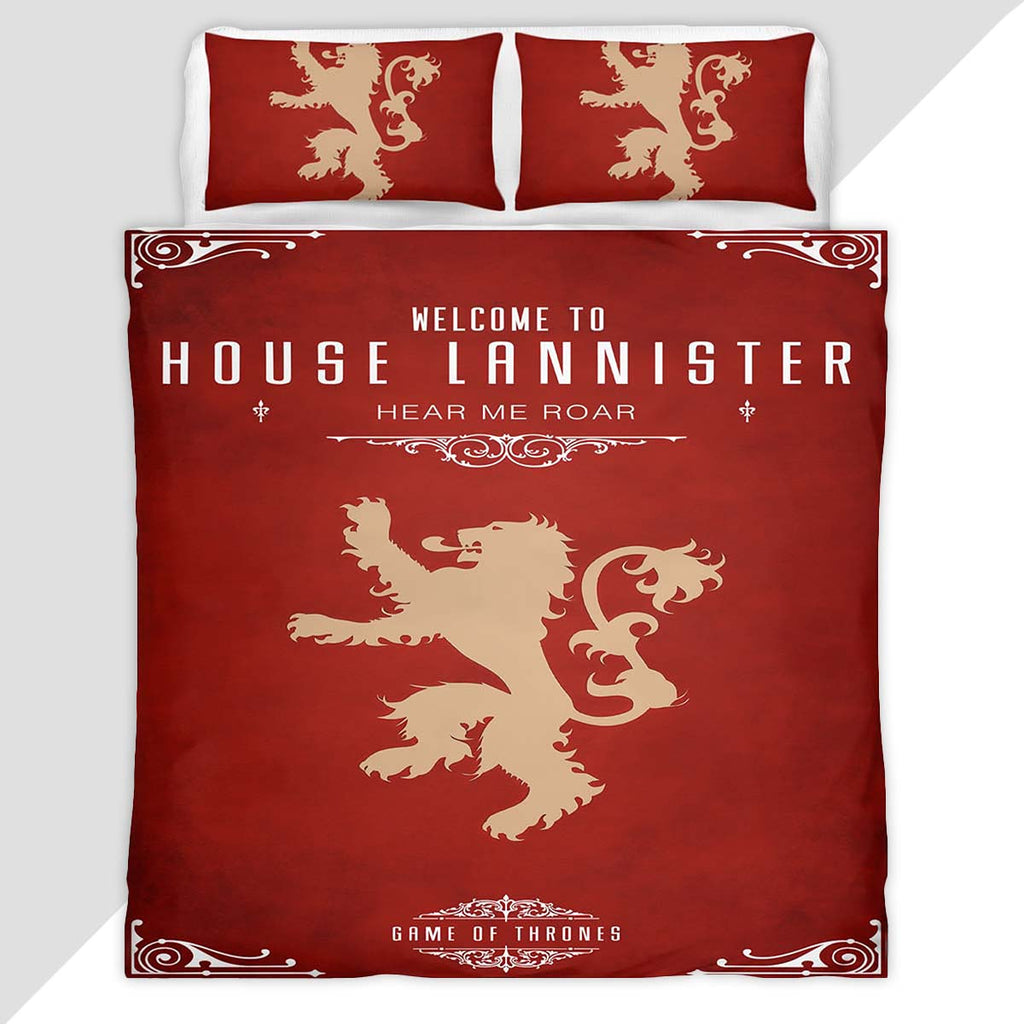 Game Of Thrones House Lannister Duvet Cover - Game of Thrones Bedding Set