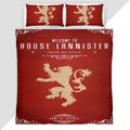 Game Of Thrones House Lannister Duvet Cover - Game of Thrones Bedding Set