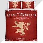Game Of Thrones House Lannister Duvet Cover - Game of Thrones Bedding Set