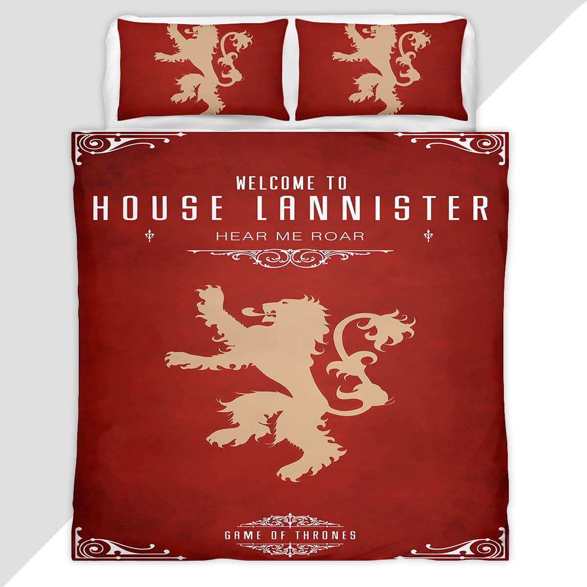 Game Of Thrones House Lannister Duvet Cover - Game of Thrones Bedding Set