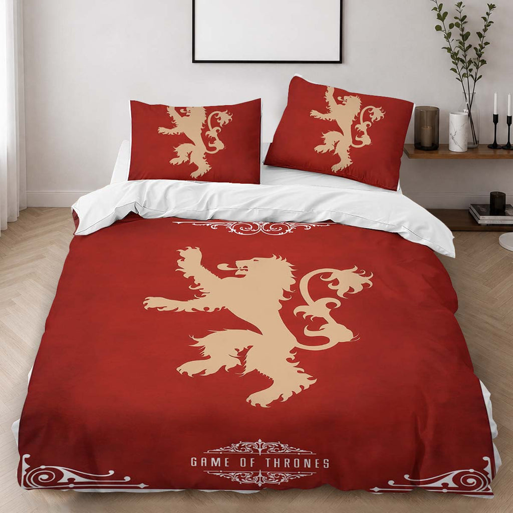 Game Of Thrones House Lannister Duvet Cover - Game of Thrones Bedding Set 2
