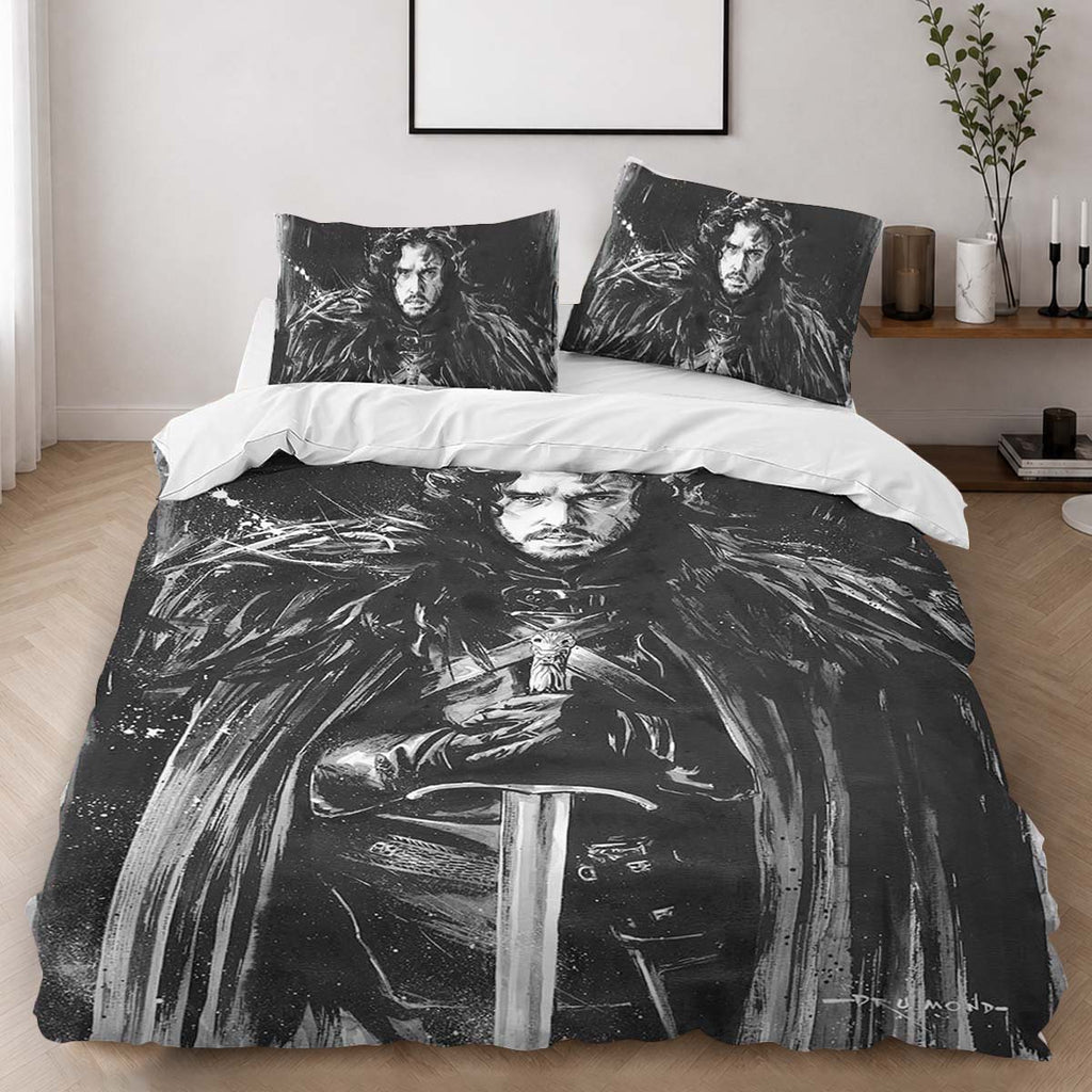 Game Of Thrones Jon Snow 03 Duvet Cover - Game of Thrones Bedding Set 2