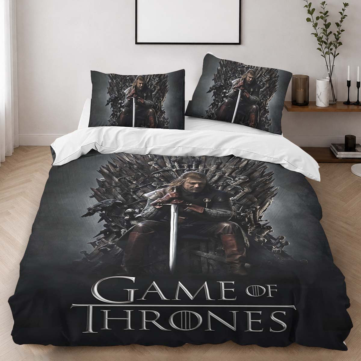 Game Of Thrones Ned Stark 01 Duvet Cover - Game of Thrones Bedding Set 2