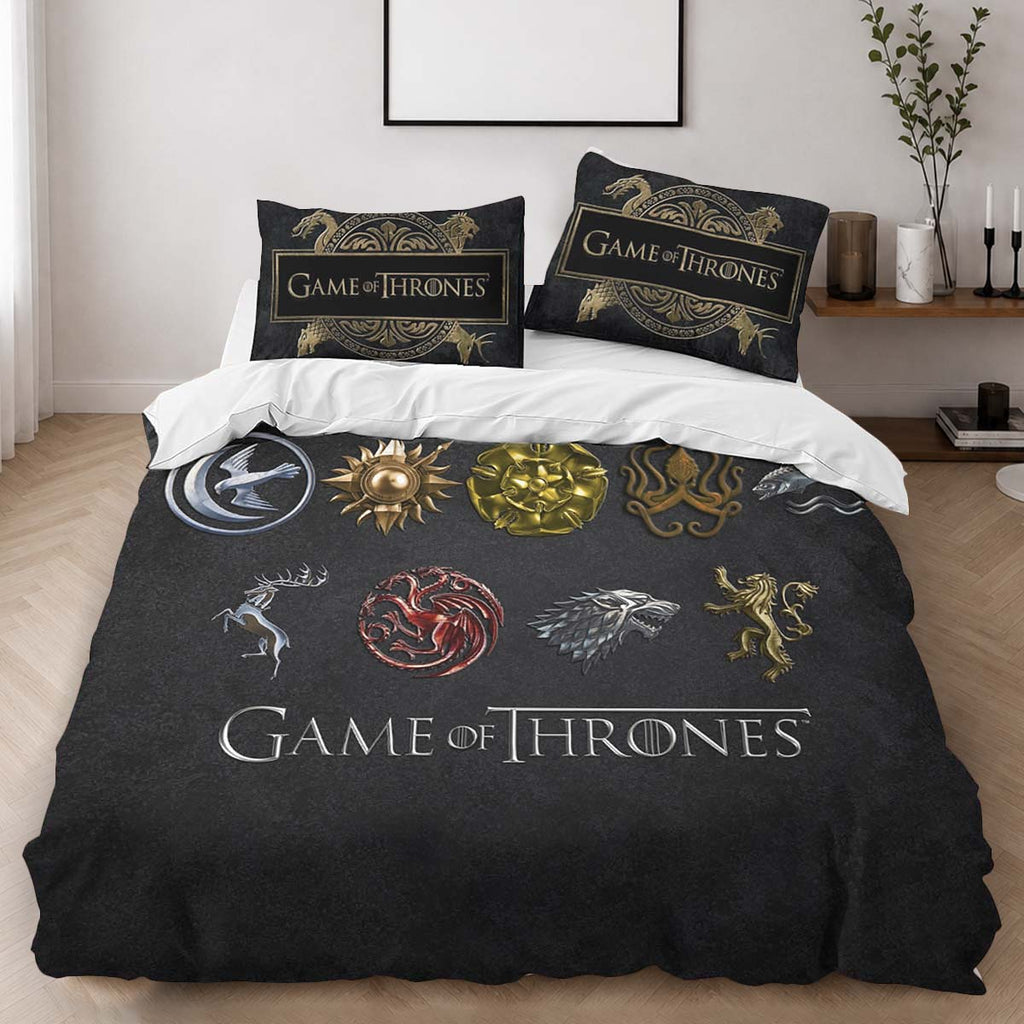 Game of Thrones All Houses Duvet Cover - Game of Thrones Bedding Set 2