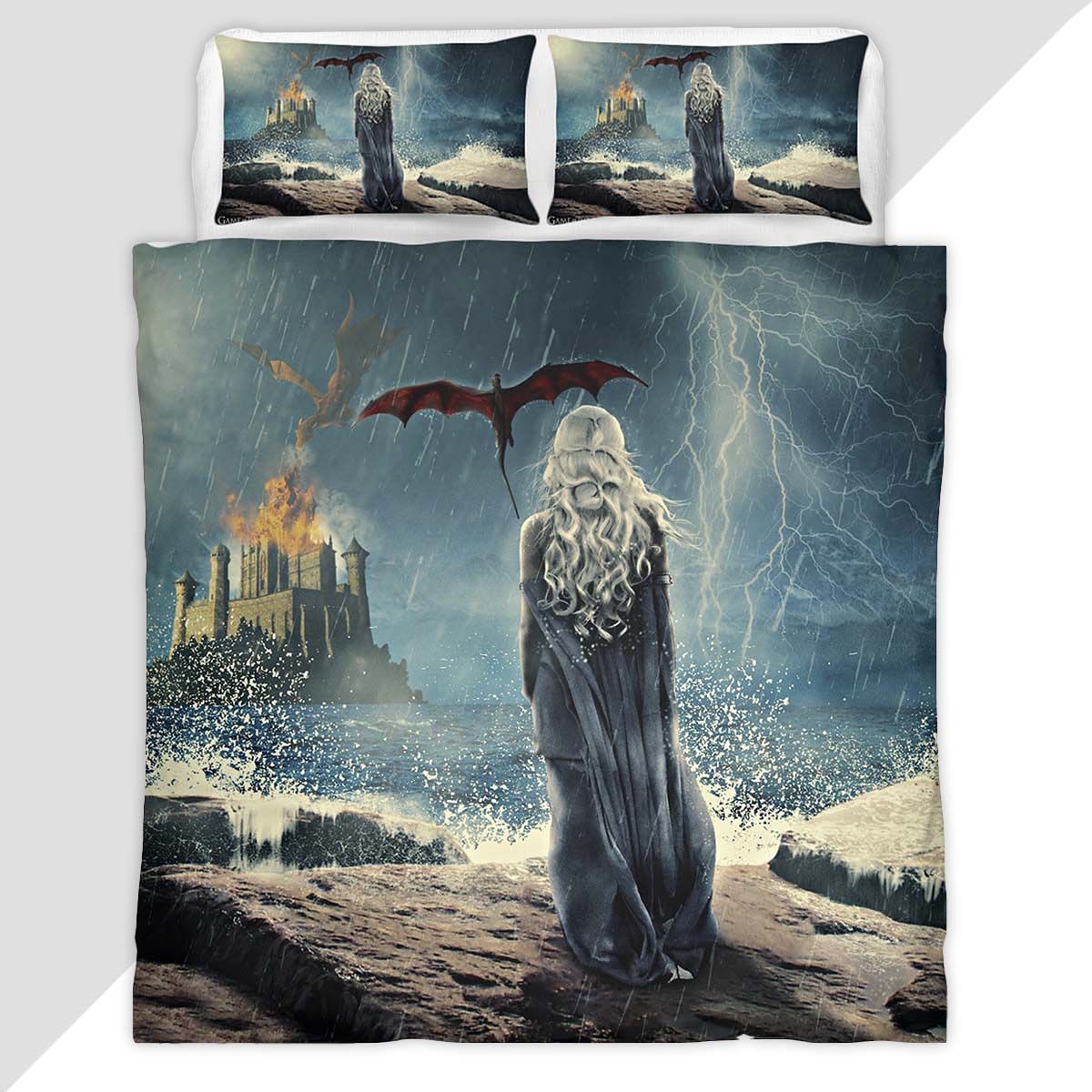 Game of Thrones Daenerys Targaryen Mother of Dragons 27 Duvet Cover - Game of Thrones Bedding Set