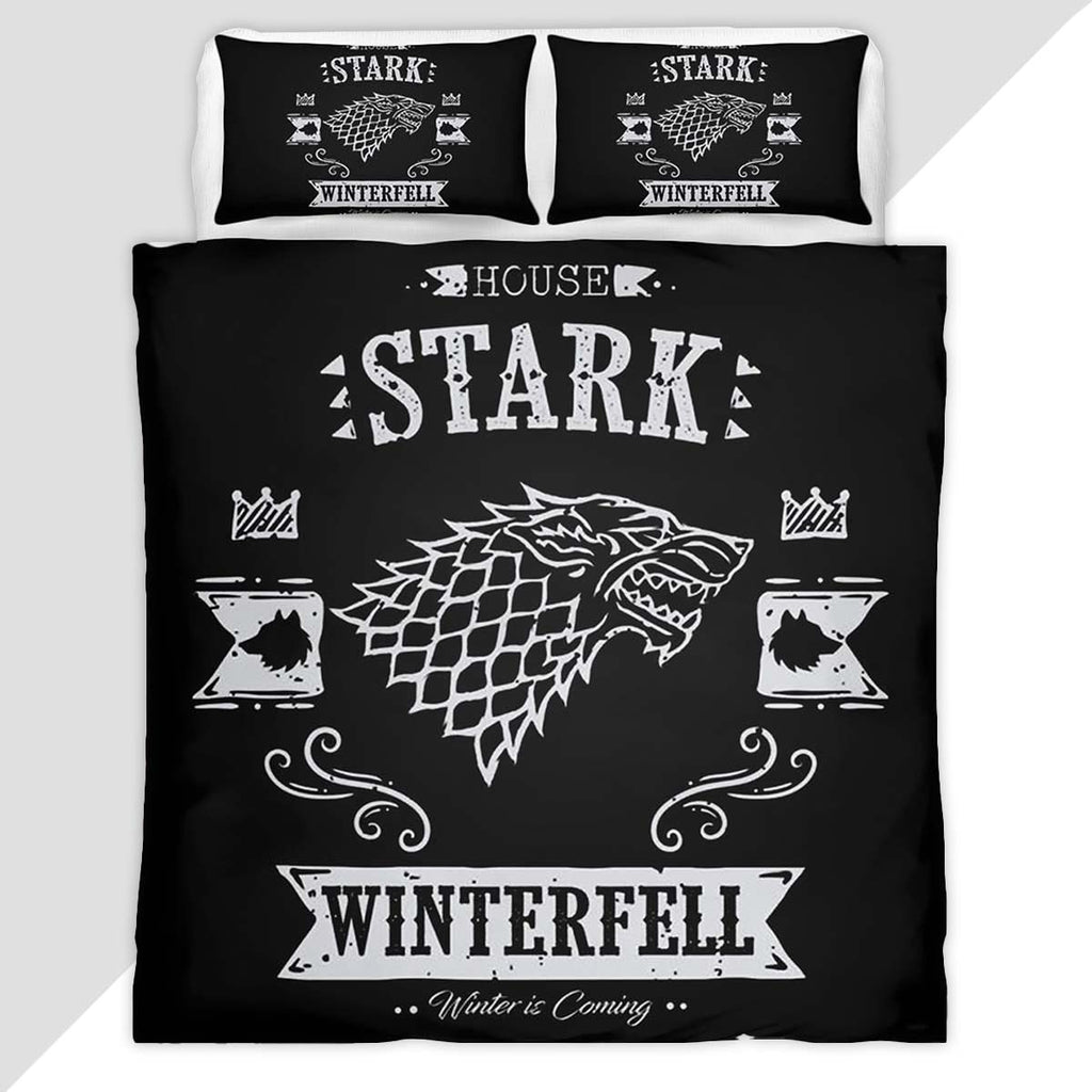 Game of Thrones House Stark Duvet Cover - Game of Thrones Bedding Set