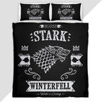 Game of Thrones House Stark Duvet Cover - Game of Thrones Bedding Set