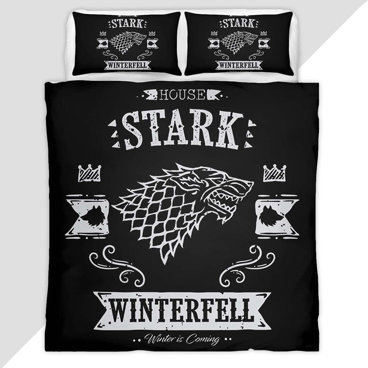 Game of Thrones House Stark Duvet Cover - Game of Thrones Bedding Set