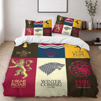 Game of Thrones Houses Duvet Cover - Game of Thrones Bedding Set 2