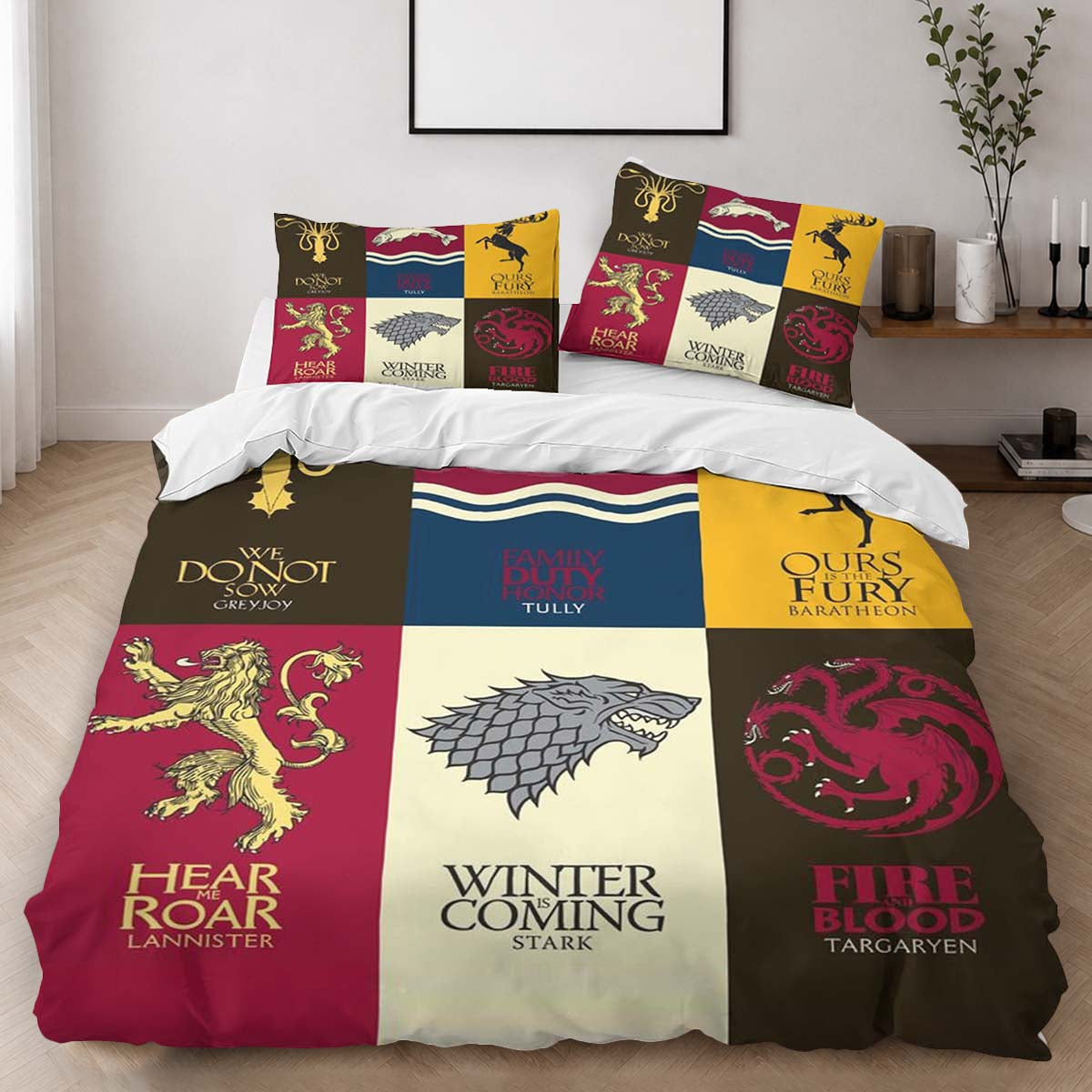 Game of Thrones Houses Duvet Cover - Game of Thrones Bedding Set 2