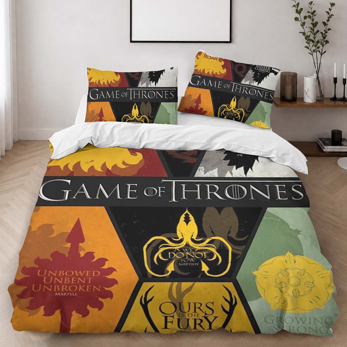 Game of Thrones Houses 2 Duvet Cover - Game of Thrones Bedding Set 2