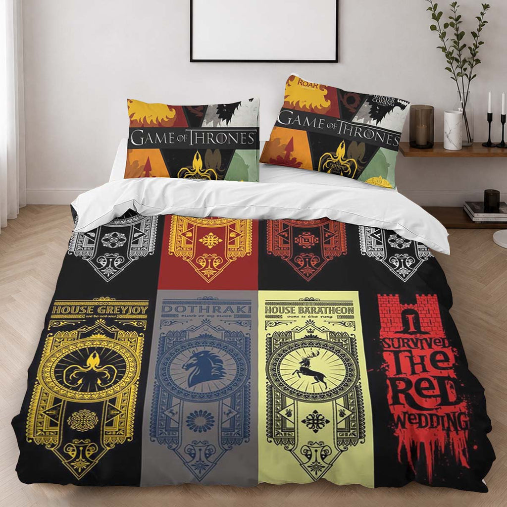 Game of Thrones Houses 3 Duvet Cover - Game of Thrones Bedding Set 2