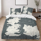 Game of Thrones Map 06 Duvet Cover - Game of Thrones Bedding Set 2