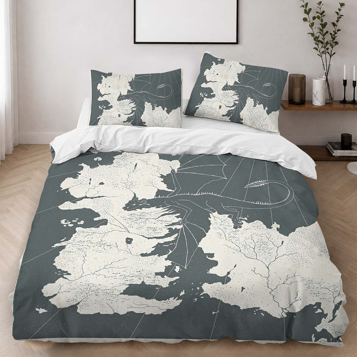 Game of Thrones Map 06 Duvet Cover - Game of Thrones Bedding Set 2