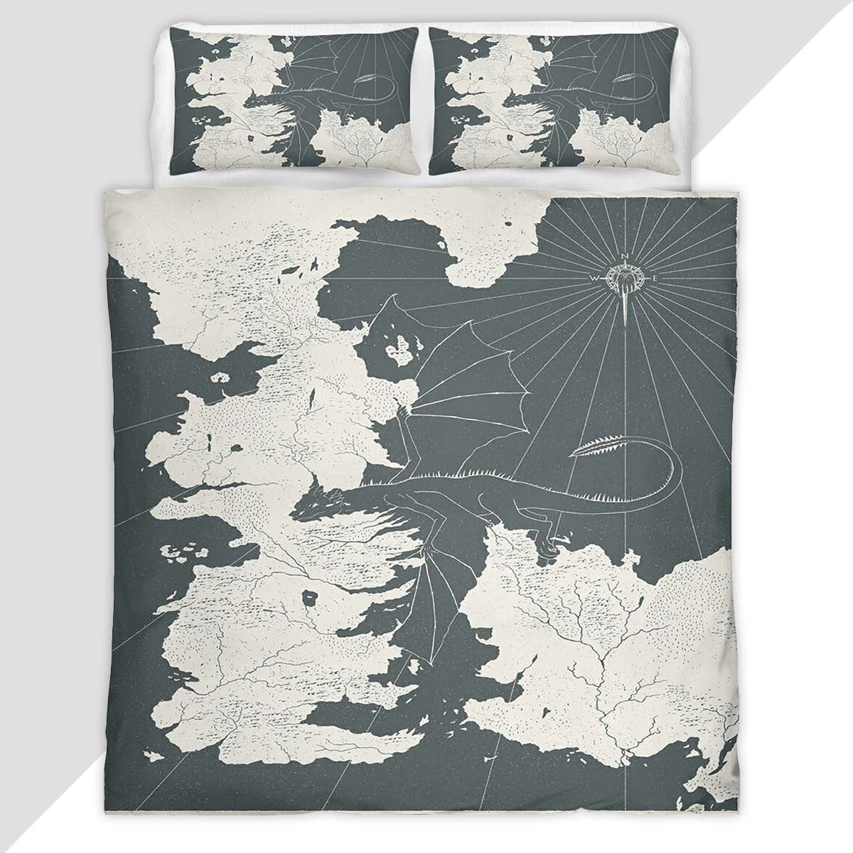 Game of Thrones Map 06 Duvet Cover - Game of Thrones Bedding Set