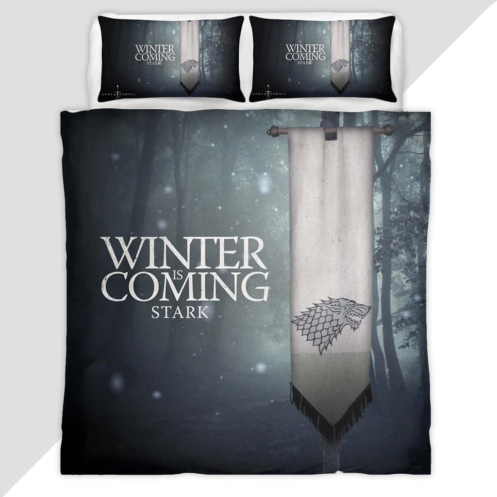 Game of Thrones Winter is coming 15 Duvet Cover - Game of Thrones Bedding Set
