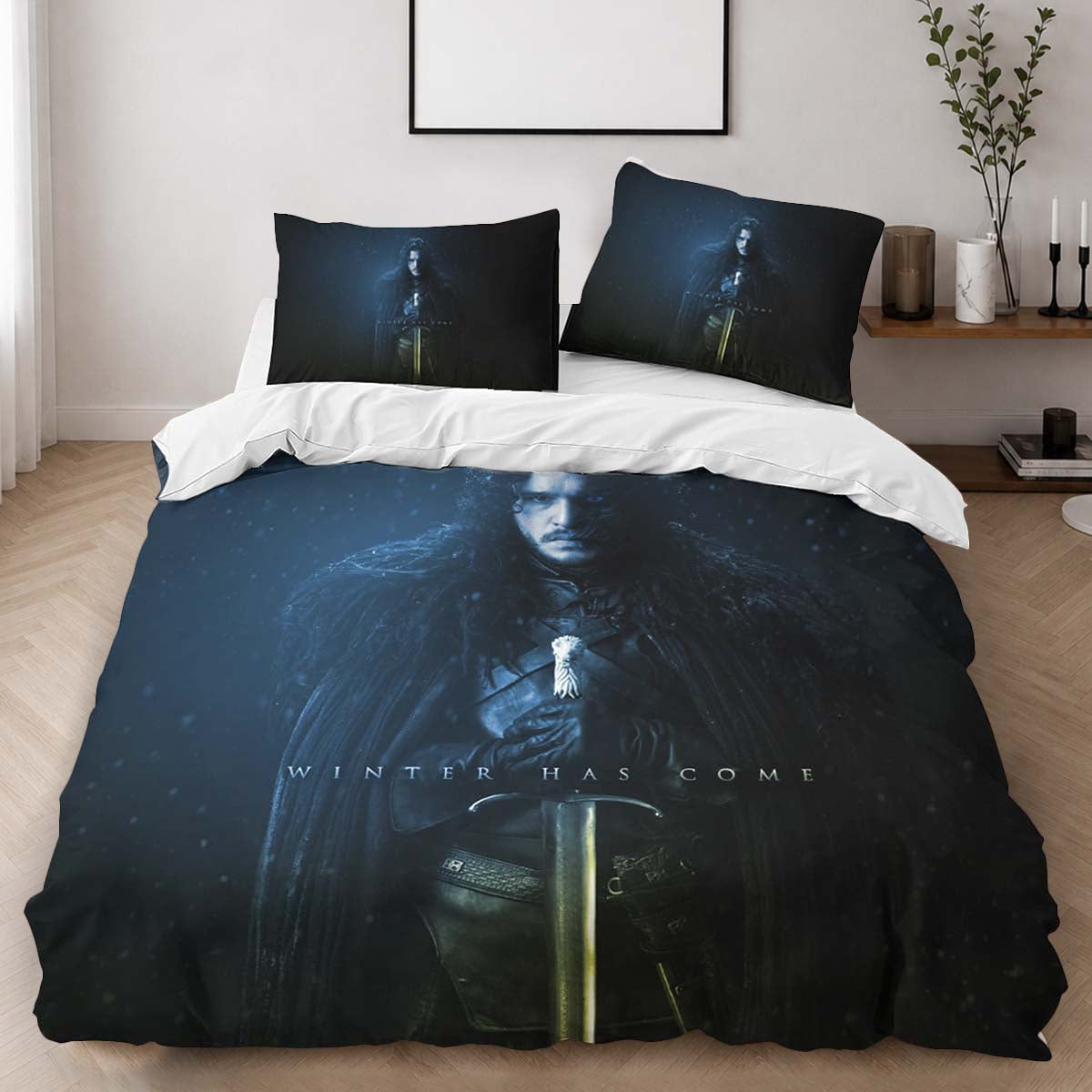Game of Thrones Winter is coming Jon Snow 8 Duvet Cover - Game of Thrones Bedding Set 2