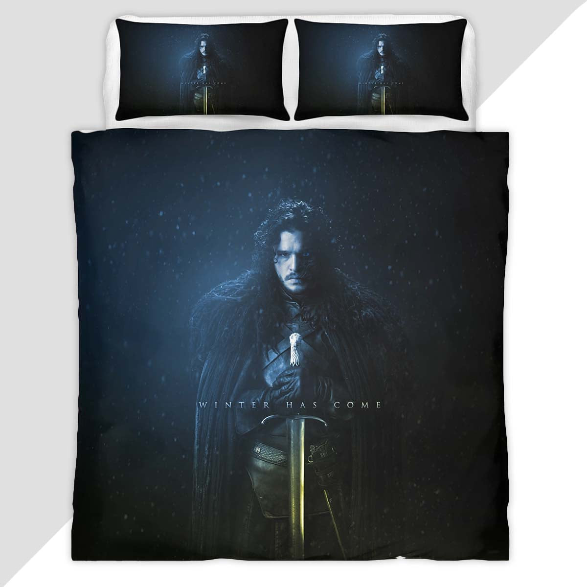 Game of Thrones Winter is coming Jon Snow 8 Duvet Cover - Game of Thrones Bedding Set