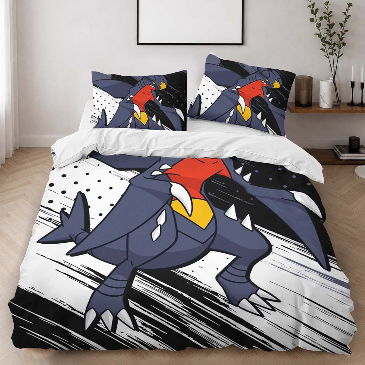 Garchomp Pokemon Duvet Cover - Pokemon Bedding Set 2