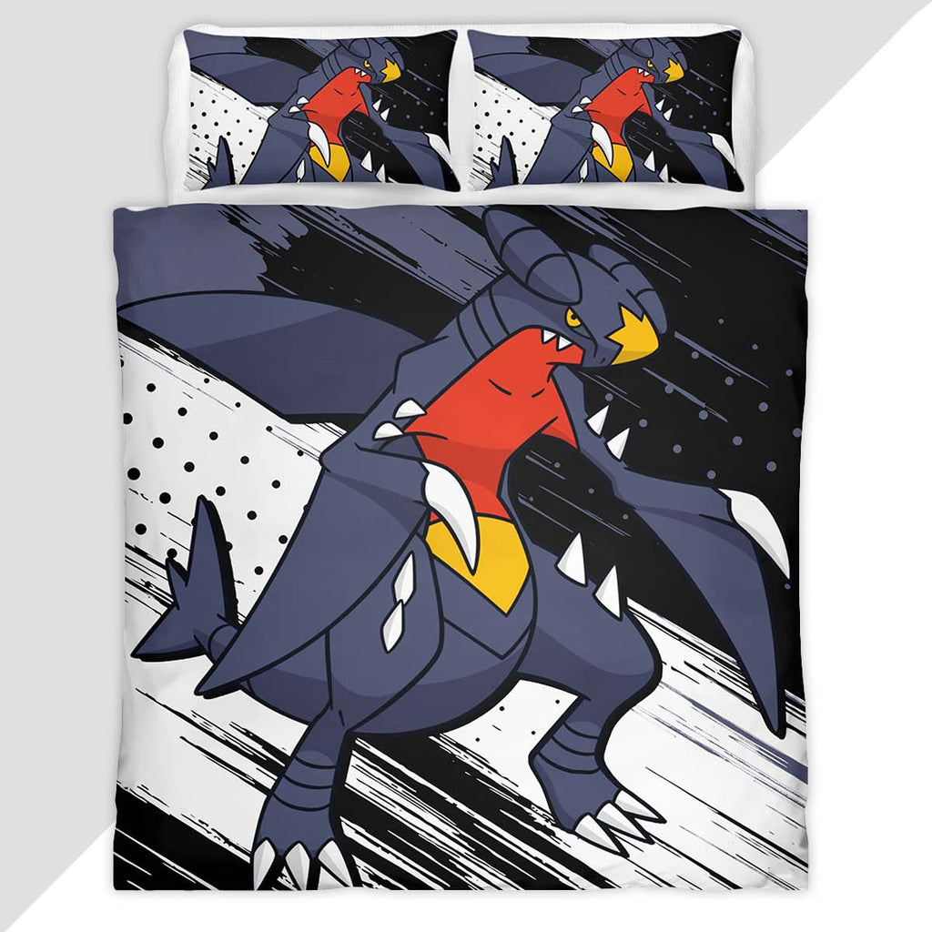 Garchomp Pokemon Duvet Cover - Pokemon Bedding Set