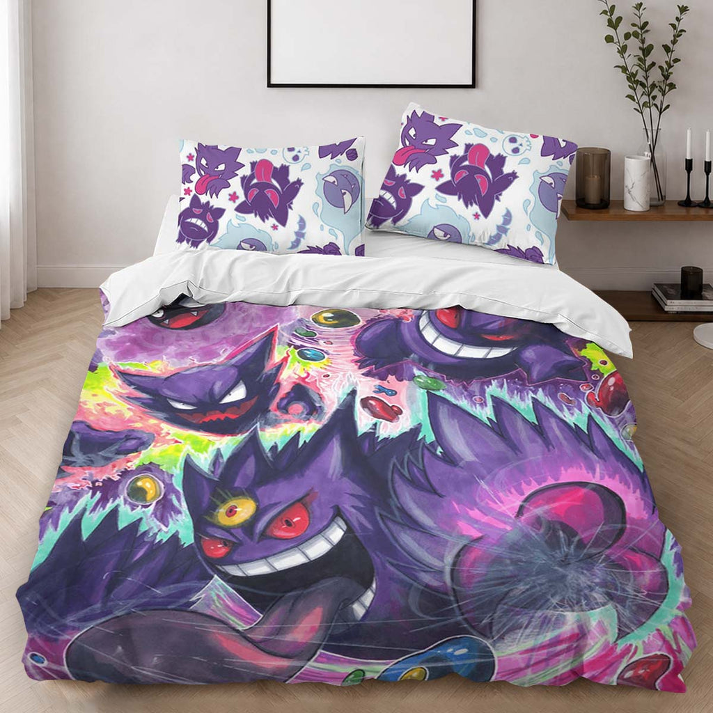 Gengar Pokemon 2 Duvet Cover - Pokemon Bedding Set 2
