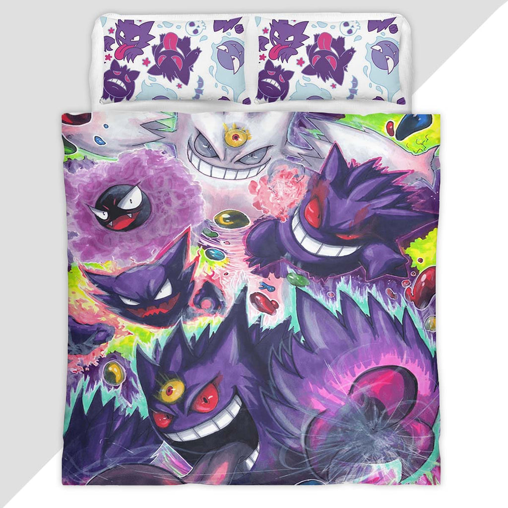 Gengar Pokemon 2 Duvet Cover - Pokemon Bedding Set