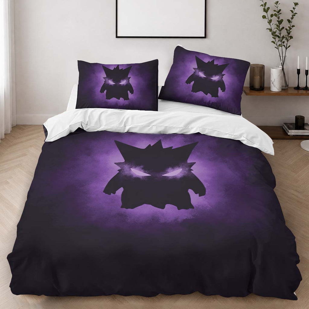 Gengar Pokemon 3 Duvet Cover - Pokemon Bedding Set 2