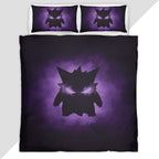 Gengar Pokemon 3 Duvet Cover - Pokemon Bedding Set