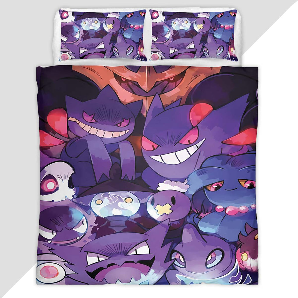 Gengar Pokemon 5 Duvet Cover - Pokemon Bedding Set