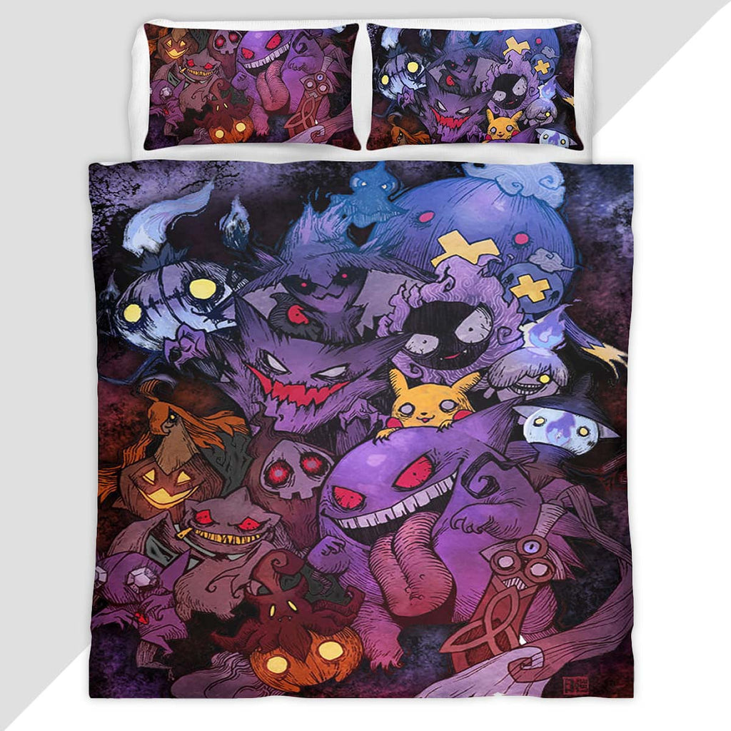 Gengar Pokemon Duvet Cover - Pokemon Bedding Set
