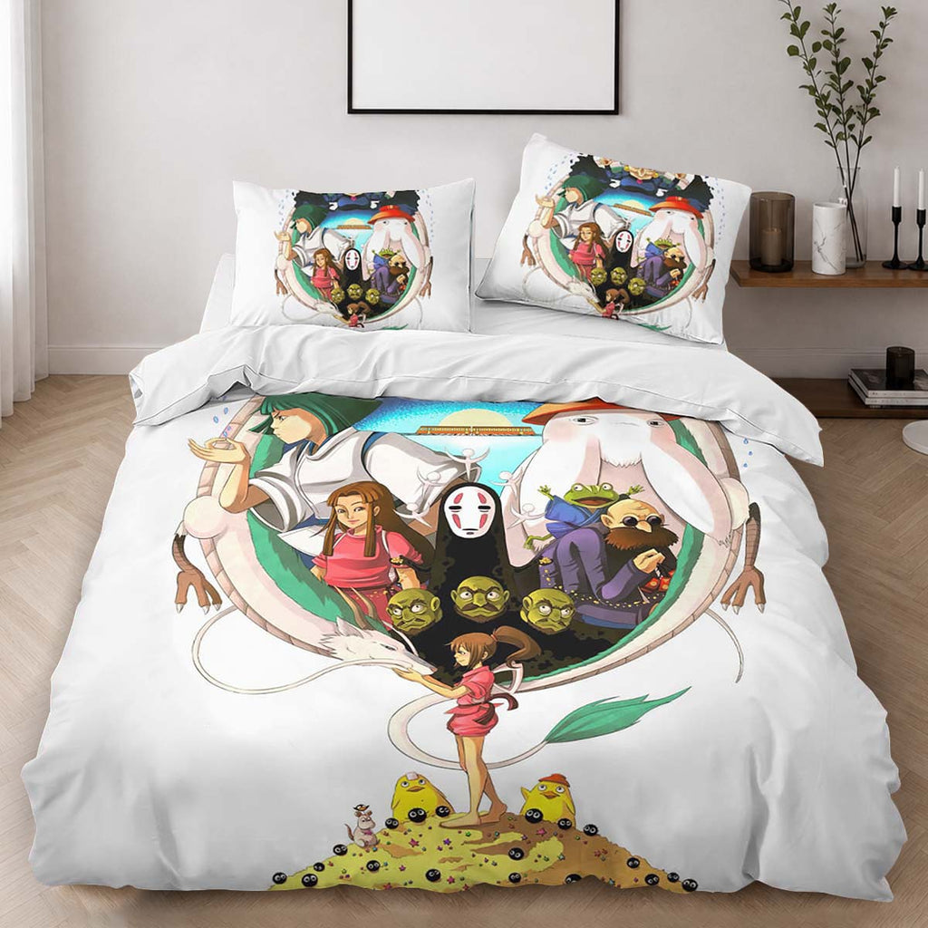 Ghibli Spirited Away 1001 Duvet Cover - Studio Ghibli Bedding Set 2
