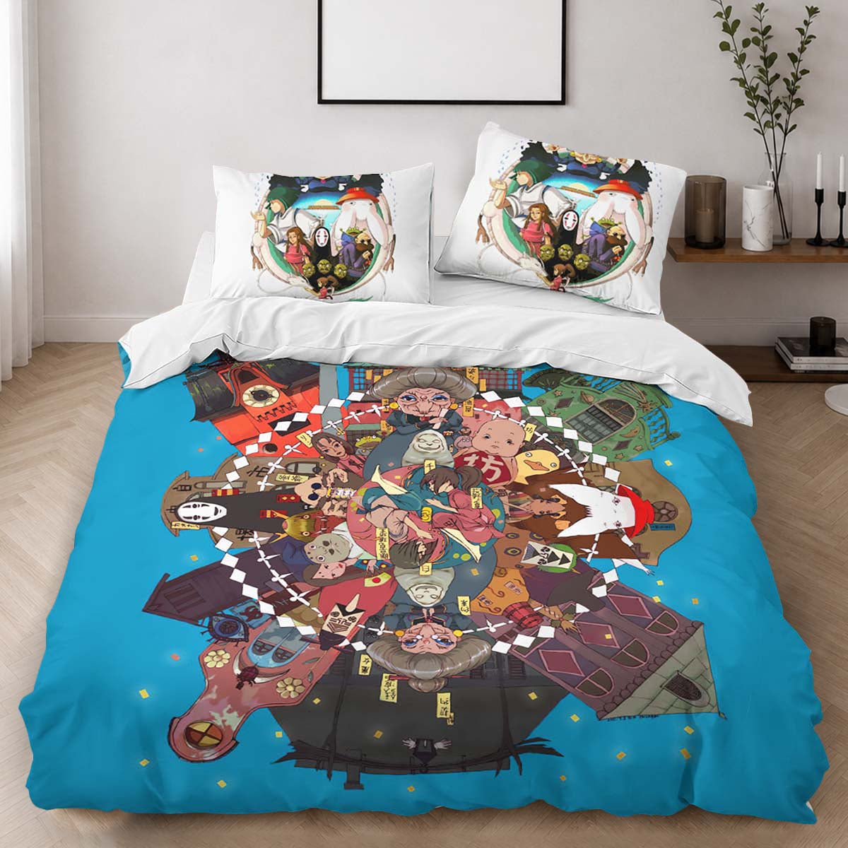 Ghibli Spirited Away 1002 Duvet Cover - Studio Ghibli Bedding Set 2