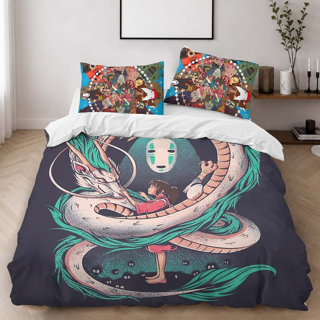 Ghibli Spirited Away 1003 Duvet Cover - Studio Ghibli Bedding Set 2