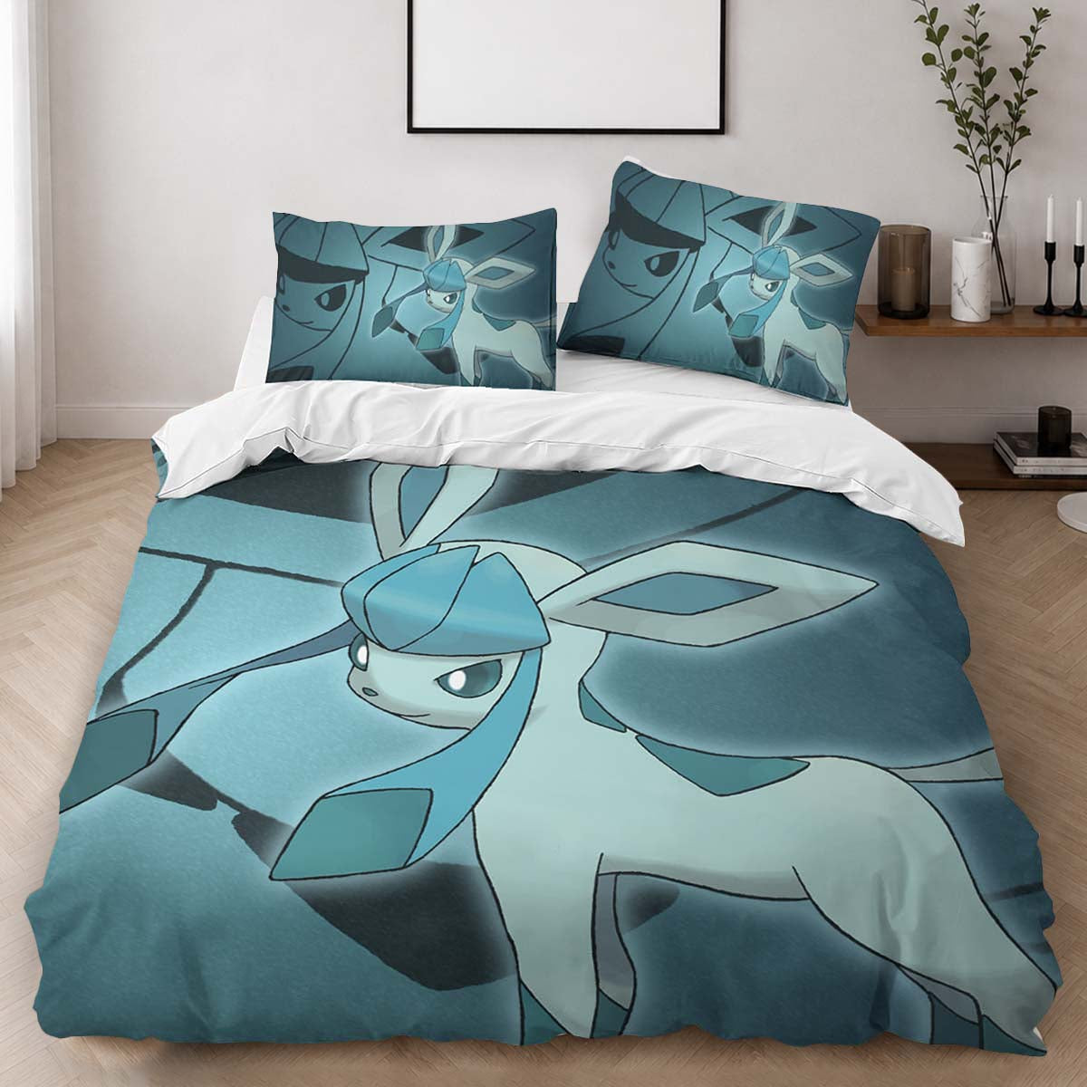 Glaceon Pokemon 2 Duvet Cover - Pokemon Bedding Set 2