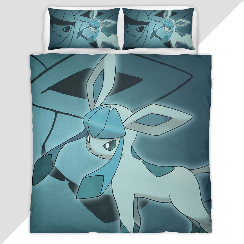 Glaceon Pokemon 2 Duvet Cover - Pokemon Bedding Set