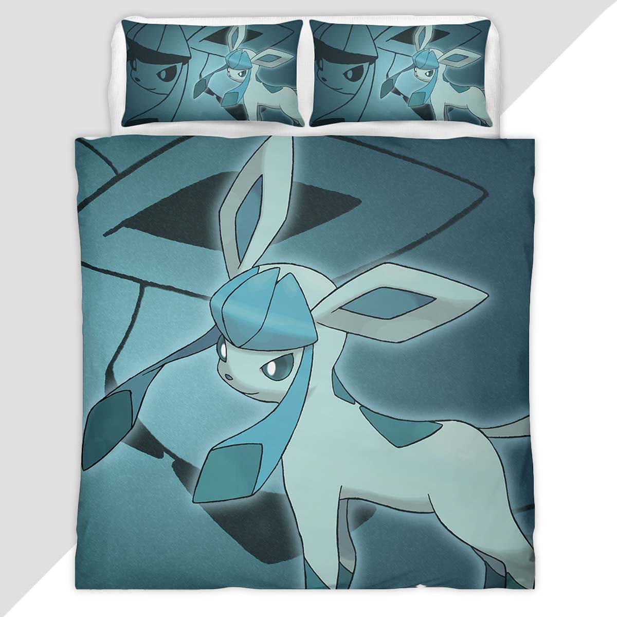 Glaceon Pokemon 2 Duvet Cover - Pokemon Bedding Set