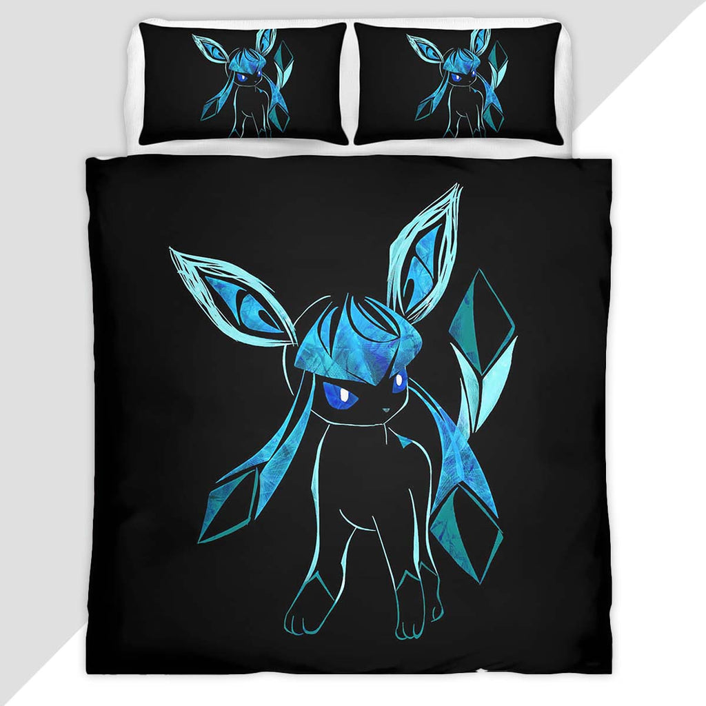 Glaceon Pokemon 3 Duvet Cover - Pokemon Bedding Set
