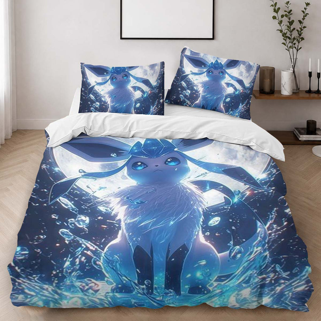 Glaceon Pokemon 4 Duvet Cover - Pokemon Bedding Set 2