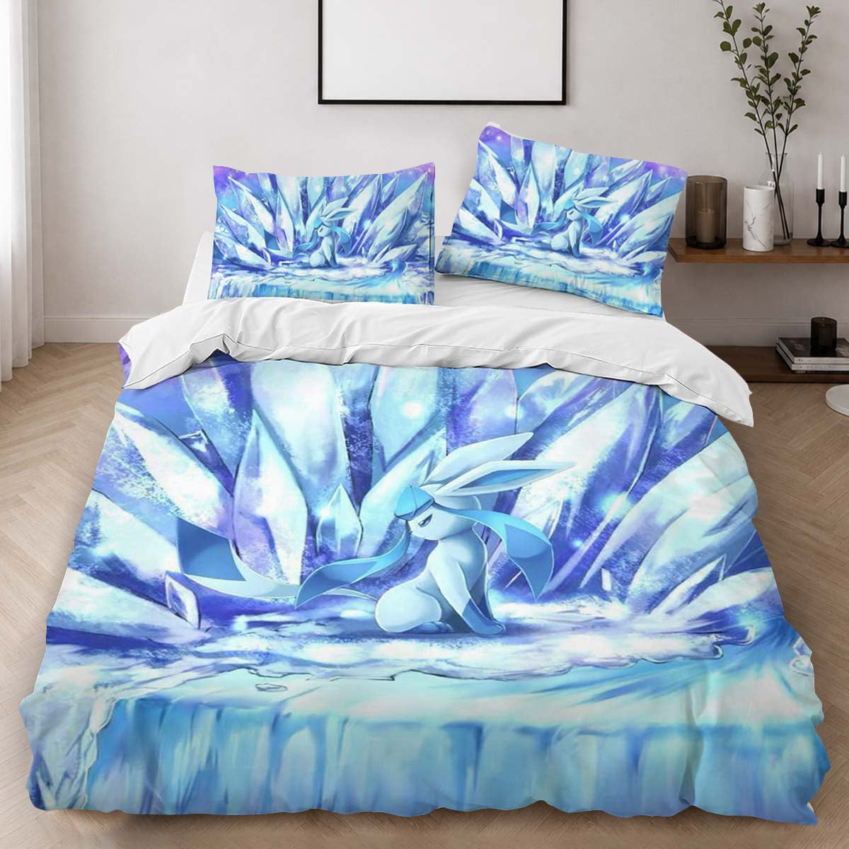Glaceon Pokemon 7 Duvet Cover - Pokemon Bedding Set 2