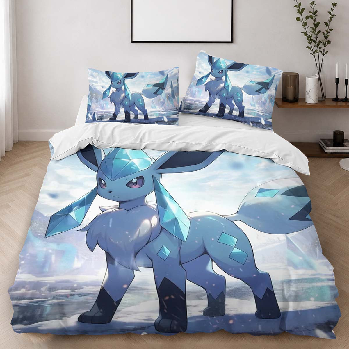 Glaceon Pokemon 8 Duvet Cover - Pokemon Bedding Set 2
