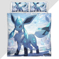 Glaceon Pokemon 8 Duvet Cover - Pokemon Bedding Set