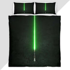 Green Lightsaber Star Wars Duvet Cover - Star Wars Bedding Set
