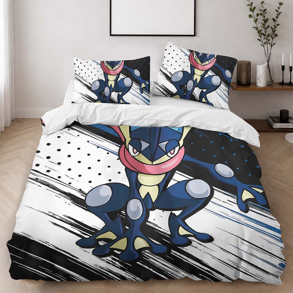 Greninja Pokemon Duvet Cover - Pokemon Bedding Set 2